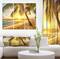 Designart - Tropical Island - Sea & Shore Photographic on Wrapped Canvas set